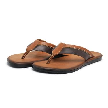 Imagem de Chinelo Masculino Couro Naturale DIfranca - 13458 - Tabaco Mouro