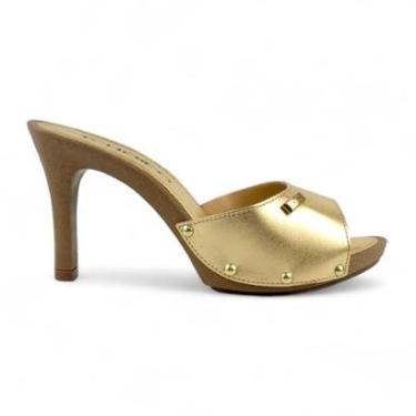 Imagem de Tamanco Tchocco Salto Alto Napa Liso-Feminino