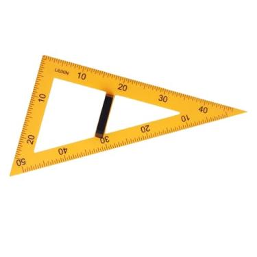 Imagem de Generic Régua geométrica matemática de grande número, triângulo, tamanho grande, equipamento de geometria matemática para desenhos, placa preta, sala de aula, Triângulo de 60 graus