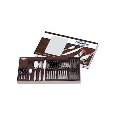Imagem de Faqueiro Brinox Bellagio em Aço Inox 5103/102 - 24 peças