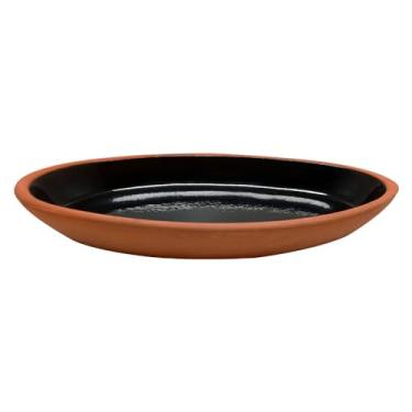 Imagem de Travessa Oval Aldeia em Ceramica 800Ml L29Xp16Xa4Cm Preto L Hermitage - Full Fit