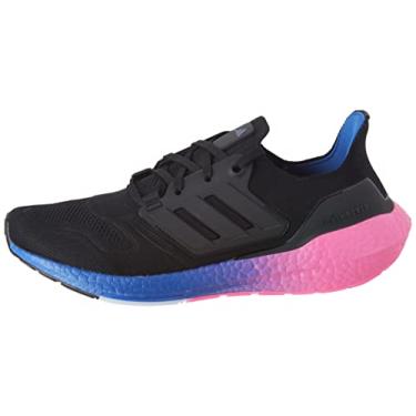 Imagem de adidas Tênis de corrida masculino Ultraboost 22 Heat.rdy, Núcleo preto/preto / azul lúcido, 14