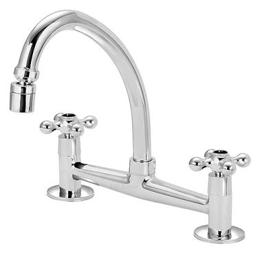 Imagem de Torneira Misturador Cozinha Mesa Arejador Articulado 1/4v. C/33 Cor:Cinza