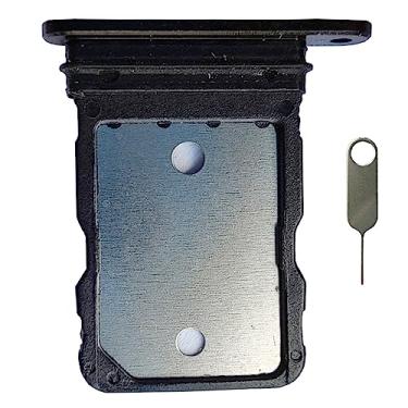 Imagem de ubrokeifixit Suporte para bandeja de cartão SIM Google Pixel 6 GB7N6 de substituição para Google Pixel 6 G9S9B16 GB7N6 2021 16.3 cm, com pino de ejeção (Pixel 6 16.3 cm - Preto)