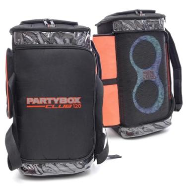 Imagem de Bolsa Case Capa Triboshop Compatível Com Partybox 120 Club Exclusiva - Reforçada, Resistente Agua, Acolchoada Premium