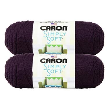 Imagem de Comprar em massa: Caron Simply Fios sólidos (2 unidades) (ameixa perfeita)
