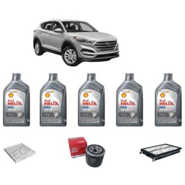 Imagem de Kit revisao troca de oleo new tucson 1.6 16v 2017 diante - SHELL