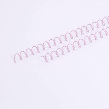 Imagem de Craftelier - Kit de 2 espirais para encadernar álbuns, cadernos ou agendas, ideal para projetos de scrapbooking e trabalhos manuais, Ø 1,27 cm (0,5") | comprimento 30,5 cm (12") - rosa bebé
