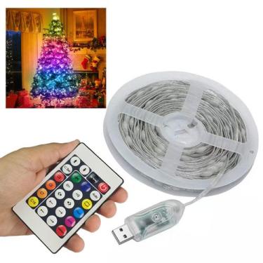 Imagem de Fita Led App Celular Aplicativo Controle 20 Metros Colorida Cores RGB 