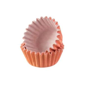 Imagem de Forminhas de Papel Nº 6 P/ Mini Brigadeiro Doces C/ 1.000 Un. Laranja.