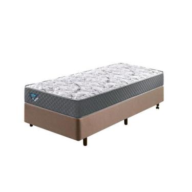 Imagem de Box Solteirão King Reforçado + Colchão Mola Ensacada Ecoflex - Cama in