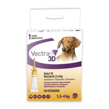 Imagem de Antipulgas e Carrapatos Ceva Vectra 3D Cães de 1,5 a 4kg - Ceva / Vect