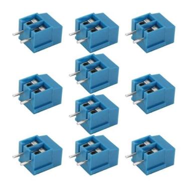 Imagem de 10x Conector Borne 2 Vias Kre2 Kf300 10x12 mm Azul  - CHIPSCE, 025-001