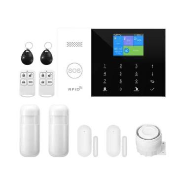 Imagem de Sistema De Alarme Sem Fio Para Casa Inteligente Tuya GSM WiFi Compatív