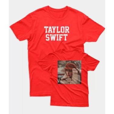 Imagem de Camiseta Masculina Taylor Swift Red Camisa 100% Algodão - SEMPRENALUTA