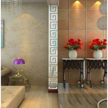 Imagem de Espelho Decorativo Labirinto Quarto Sala Hall 12Cm 15Peças - Agv Criaç