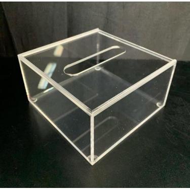 Imagem de Caixa Para Papel Higiênico Interfolhado - Rick Acrilicos, Branco