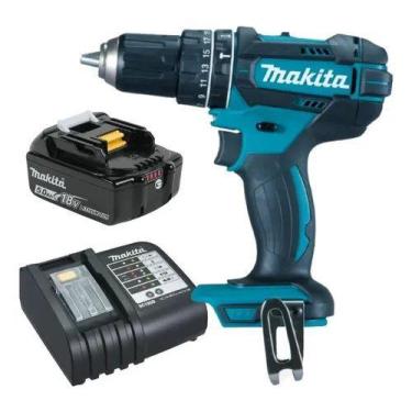 Imagem de Furadeira Parafusadeira Impacto 18v 5ah Makita Dhp482 Bivolt, Bivolt