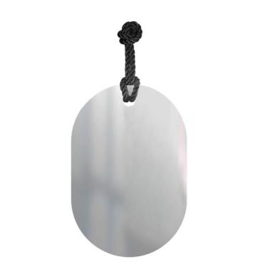 Imagem de Espelho Decorativo Tie Alça Naval Preta 60x40 cm Oblongo - e2g Design 
