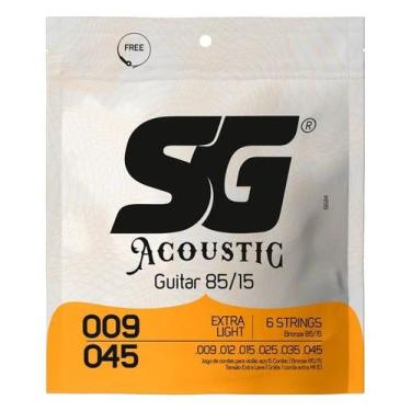 Imagem de Encordoamento sg violao aço 009 bronze 85-15
