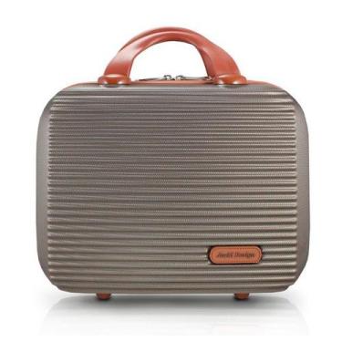 Imagem de Frasqueira de Viagem Rígida ABS Jacki Design Grande, Cinza