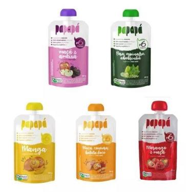 Imagem de Kit 5 Papinhas Orgânicas Papapá - Sabores Diversos