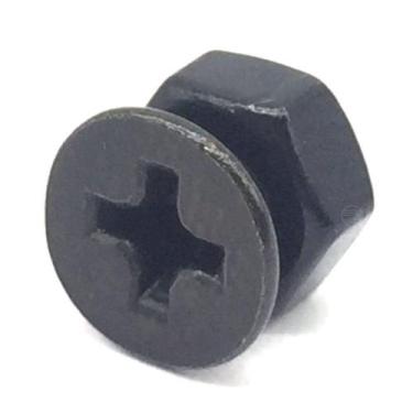 Imagem de 1 Parafuso preto p escudo les paul pickguard MF4.08x8-BK - SPIRIT