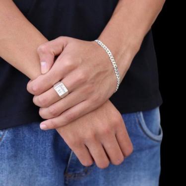 Imagem de Conjunto Promocional 06 Anel+Pulseira  Prata 925 - realeza925