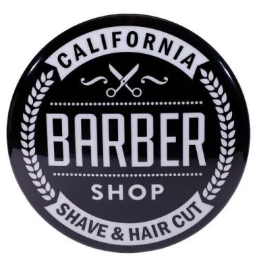 Imagem de Luminoso de Parede Cerveja Barber Preto Barbearia Salão Barber Shop Re
