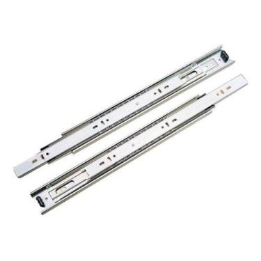 Imagem de Corrediça Para Gavetas Trilho Telescópico 40cm Cromada - FGVTN