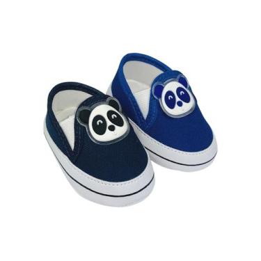 Imagem de Kit Com 2 Pares Sapatinho De Bebê Sapato De Bebê Direto Da Fabrica T51
