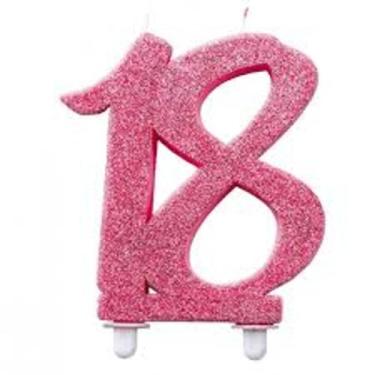 Imagem de velinha de aniversário - 18 anos - tia lu festas
