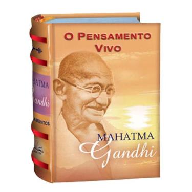Imagem de Livro Mahatma Gandhi O Pensamento Vivo: Biografia Pensamentos e Reflex