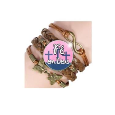 Imagem de Pulseira Feminina Ajustável "Fé em Deus" - RECANTOASTRALSITE