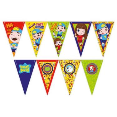 Imagem de Faixa Aniversário Flâmula Festa Luccas Neto 1 Uni Regina Festas