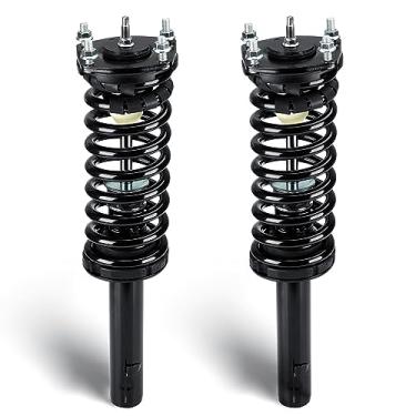 Imagem de Conjunto de suportes dianteiros com mola de bobina amortecedor completo compatível com Jeep Commander 2006-2010 Grand Cherokee 2005-2010, substitui 171377L 171377R