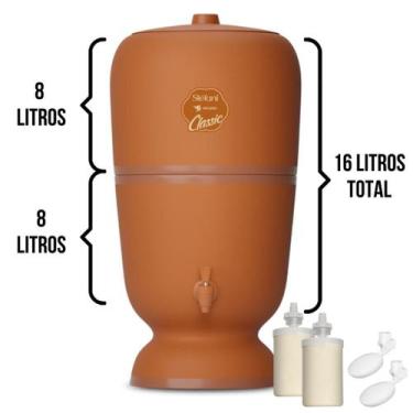 Imagem de Filtro de Barro Purificador São João Classic 8 Litros - Cerâmica Stéfa