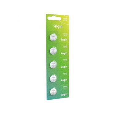 Imagem de Bateria Moeda de Litio 3v Elgin CR2032 Cartela com 5 und