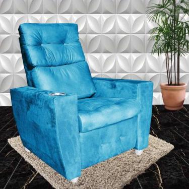 Imagem de  Poltrona Do Papai e Mamae Magazine - Beatriz Decor , TURQUESA