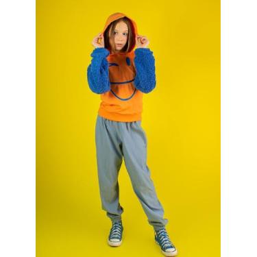 Imagem de Calça Jogger Jeans Claro - Saia de Filó, 6