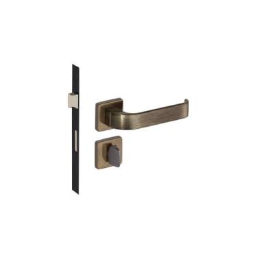 Imagem de Fechadura odin imab banheiro wc antique ouro velho aq tranqueta 40mm, 