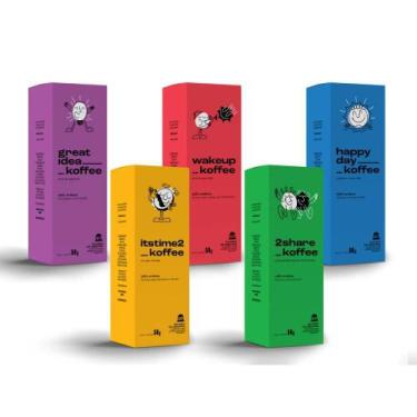 Imagem de Cápsula de Café 5 Variações De Aromas Koffeeklub Kit 50 Un., UNICA, U