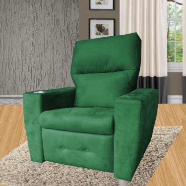Imagem de Poltrona Do Papai e Mamae Reclinavel Emily - Beatriz  Decor, VERDE