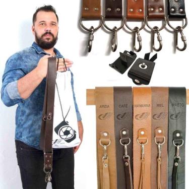 Imagem de Alça Dupla Split Em Couro Legitimo Cameras Dslr Double Strap - dedcase