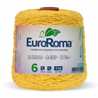 Imagem de Barbante Euroroma Colorido N06 1kg Eurofios, 0450-OURO