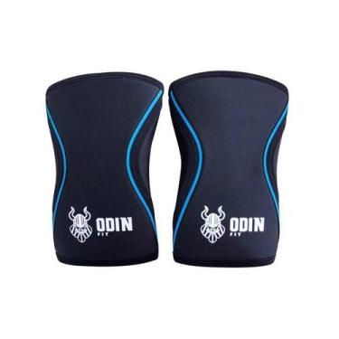Imagem de Joelheira 7mm Com Compressão Neoprene Par ODIN FIT, M