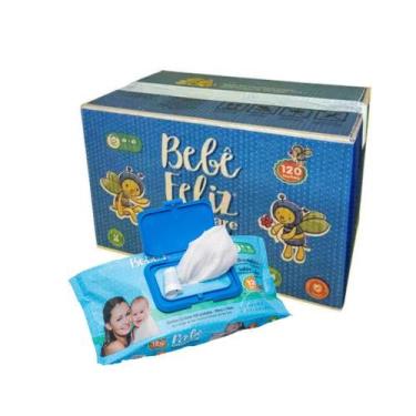 Imagem de Kit 12 Bebê Feliz - Toalhas Umedecidas - 120 Toalhas - Geral