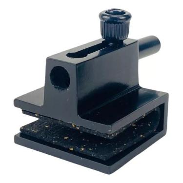 Imagem de Trinco de pressão para porta de vidro 8 a 10mm preto - Woodglass