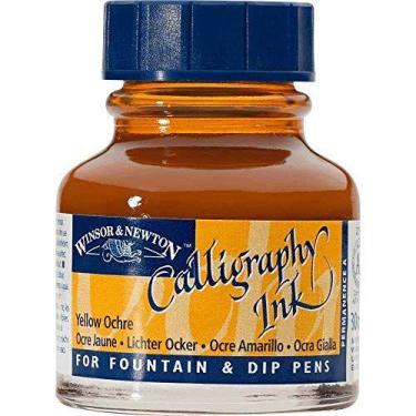 Imagem de Tinta para Caligrafia Winsor & Newton 30ml Yellow Ochre, Winsor & Newt