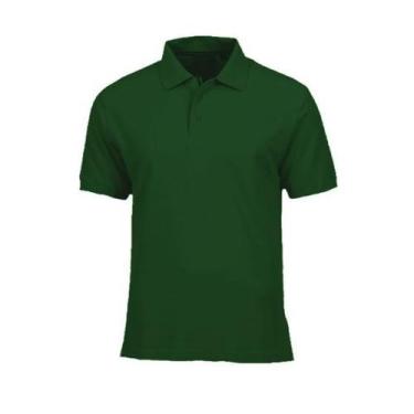 Imagem de Kit Fardamento 5 Camisas Masculina Gola Polo Piquet Poliéster - Genéri